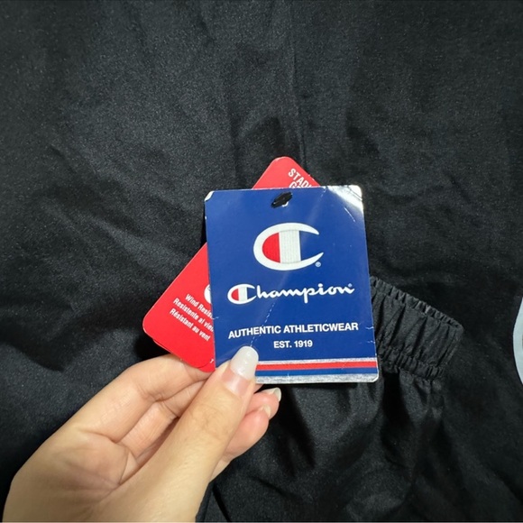 NWT Champion x UC Irvine Dragon Boat Custom Black Windbreaker Jacket | Size S - Picture 4 of 7